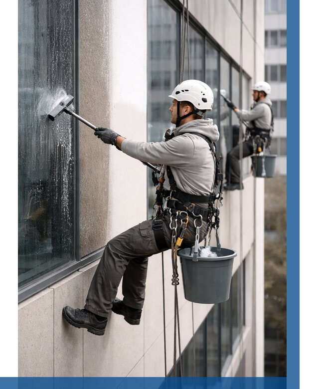 Мойка фасадов зданий в Ельце под ключ от 359 р. | ВЫСОТНИК-Елц