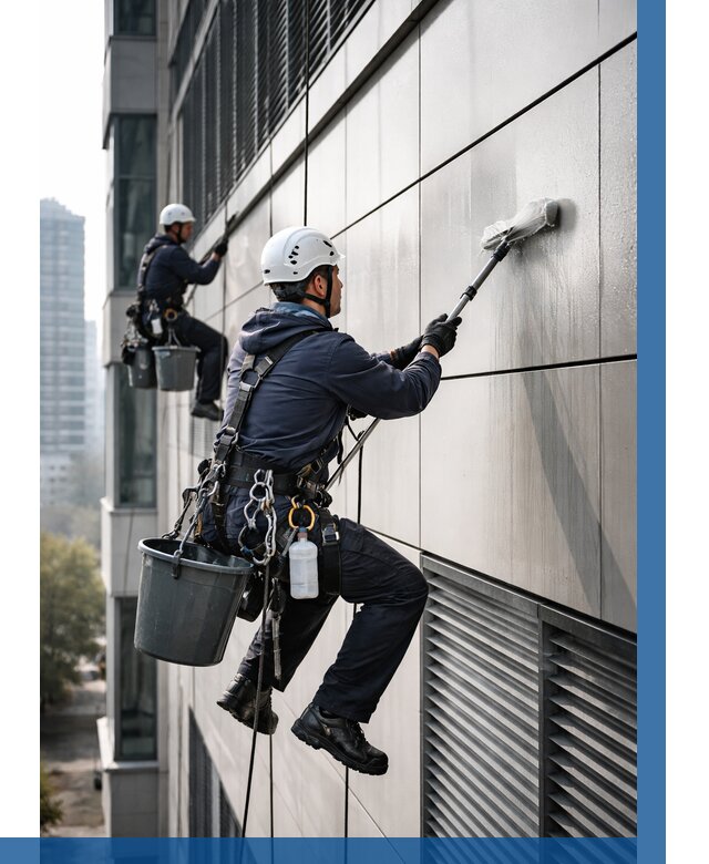 Мойка вентилируемого фасада в Ельце от 257 р. | ВЫСОТНИК-Елц