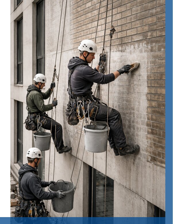 Удаление высолов с фасада в Ельце от 257 р. | ВЫСОТНИК-Елц