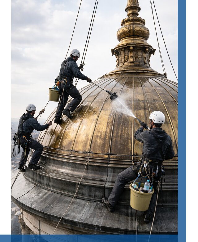 Мойка куполов и шпилей в Ельце от 8214 р. - заказать | ВЫСОТНИК-Елц