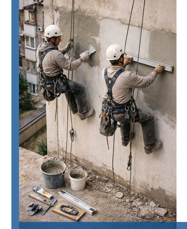 Комплексный ремонт штукатурного фасада с гарантией в Ельце