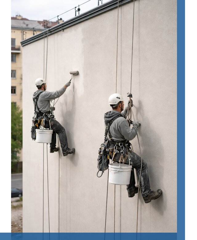 Покраска оштукатуренного фасада в Ельце от 329 р. | ВЫСОТНИК-Елц