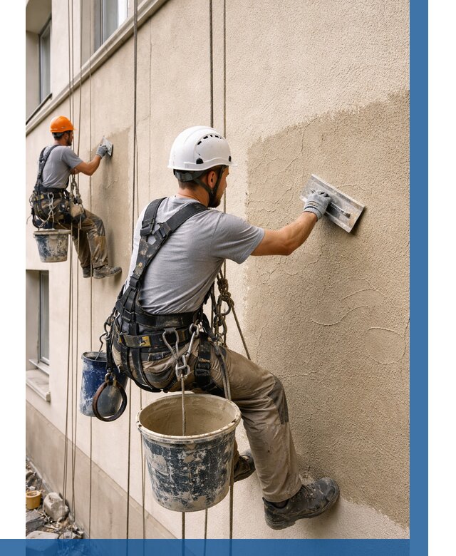 Декоративная штукатурка фасада в Ельце от 1232 р. | ВЫСОТНИК-Елц