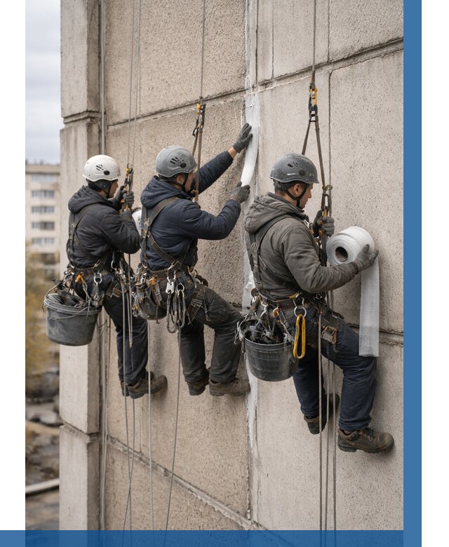 Ремонт межпанельных швов в Ельце от 770 р. | ВЫСОТНИК-Елц