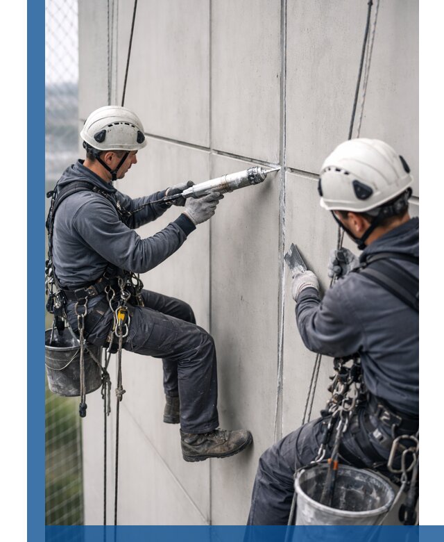 Первичная герметизация швов фасадов и кровель в Ельце