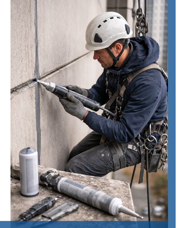 Вторичная герметизация швов в Ельце от 462 р. | ВЫСОТНИК-Елц