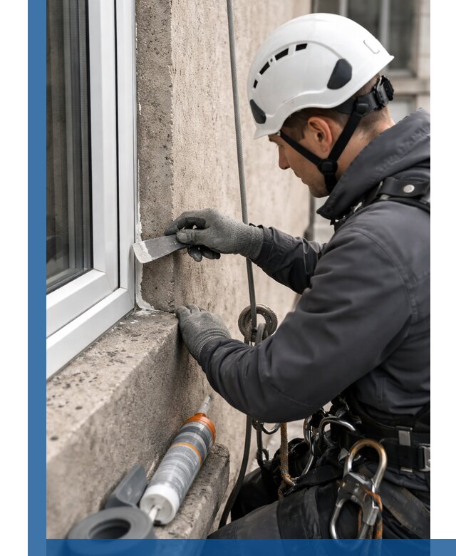 Герметизация монтажных швов окон в Ельце с гарантией качества