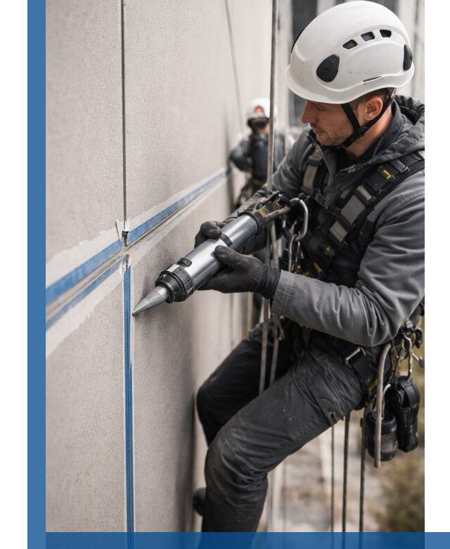 Герметизация стыков фасадных панелей в Ельце качественно и быстро