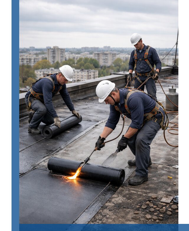 Ремонт наплавляемой кровли в Ельце качественно и надежно