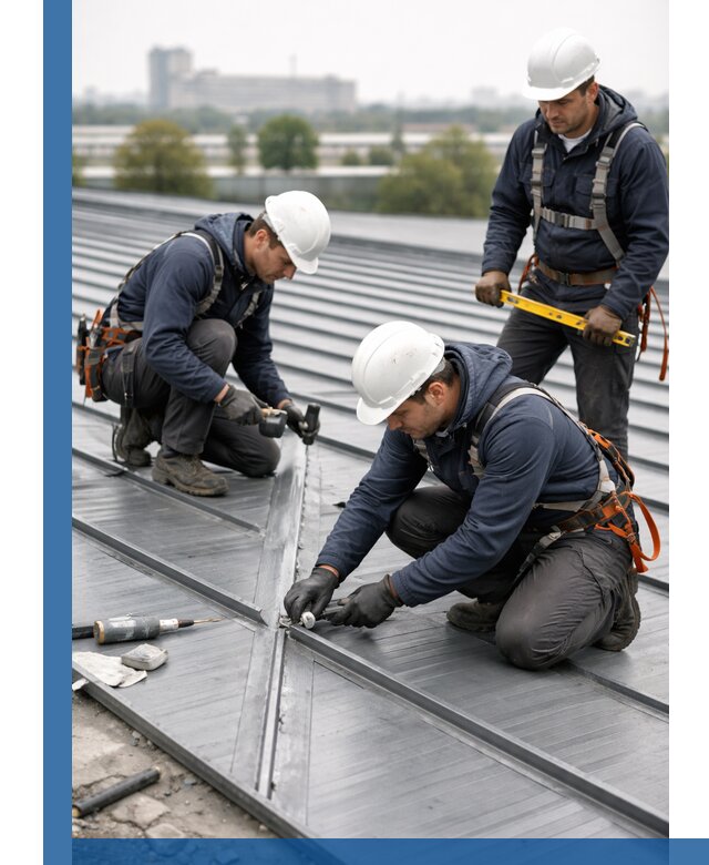 Ремонт фальцевой кровли в Ельце срочно и качественно