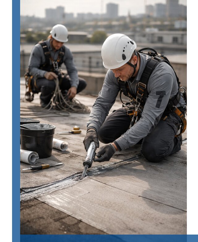 Аварийное и капитальное устранение протечек кровли в Ельце