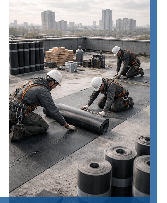 Монтаж мягкой кровли под ключ в Ельце от 462 р. | ВЫСОТНИК-Елц