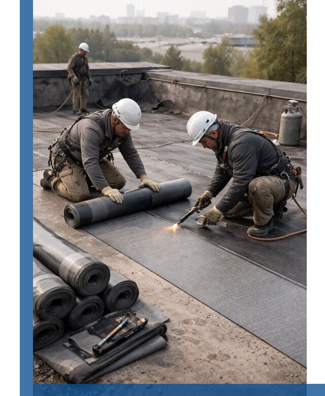 Монтаж мягкой кровли в Ельце профессионально и надежно
