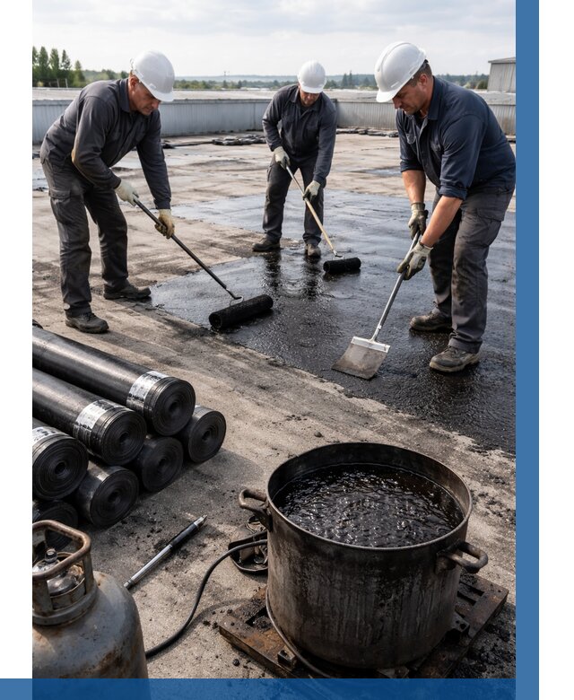 Гидроизоляция кровли мастикой в Ельце от 616 р. | ВЫСОТНИК-Елц