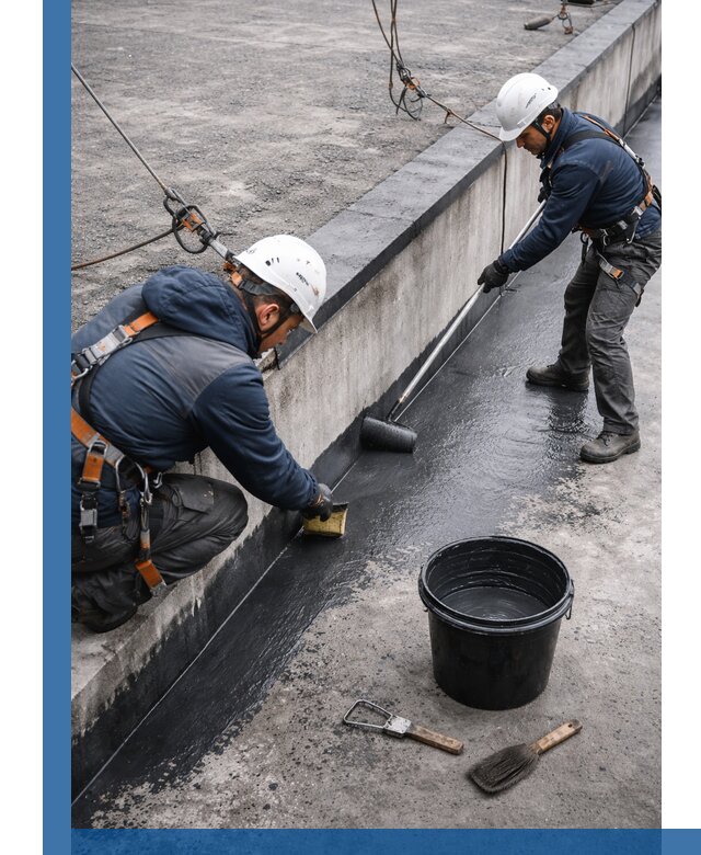 Гидроизоляция кровли жидкой резиной профессионально в Ельце