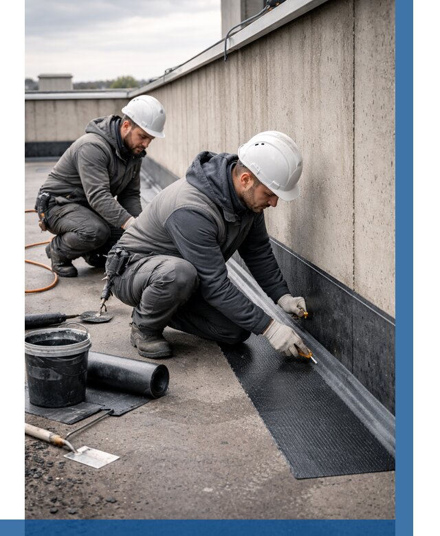 Гидроизоляция примыканий на кровле в Ельце от 924 р. | ВЫСОТНИК-Елц