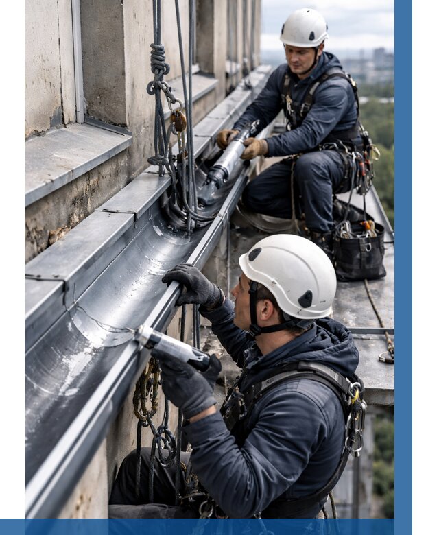 Ремонт водосточных желобов в Ельце от 6674 р. | ВЫСОТНИК-Елц