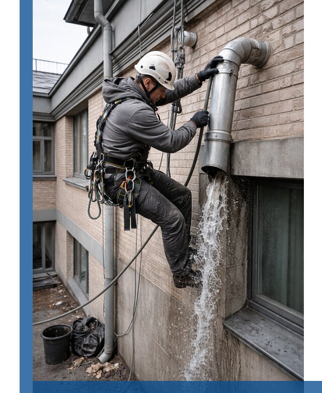 Профессиональная прочистка водосточных труб в Ельце с гарантией