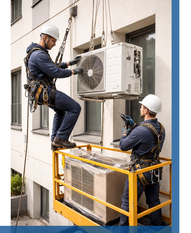 Демонтаж внешнего блока кондиционера в Ельце от 3594 р. | ВЫСОТНИК-Елц