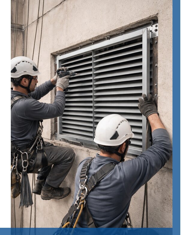 Монтаж вентиляционных решеток в Ельце от 4621 р. | ВЫСОТНИК-Елц