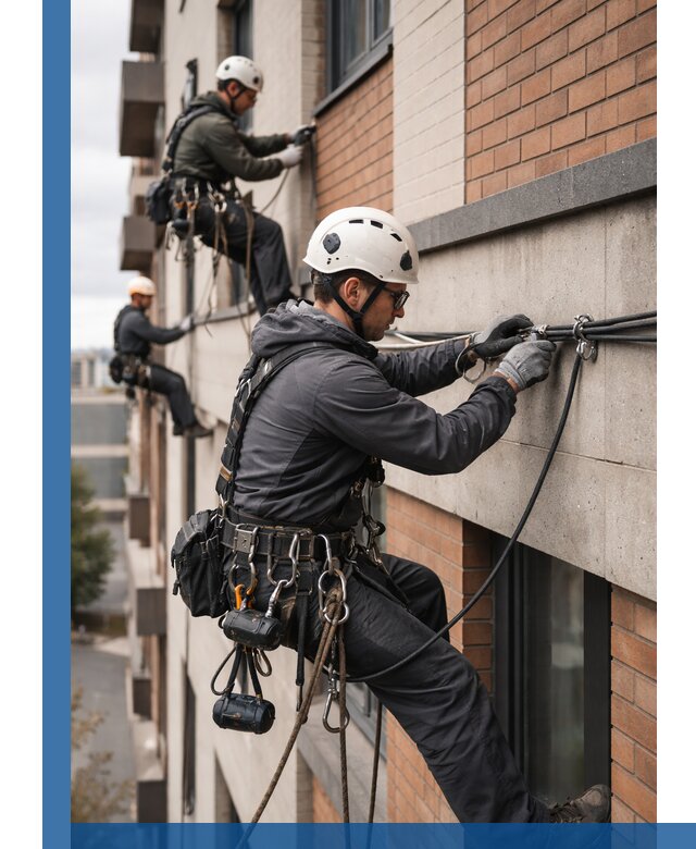 Крепление кабеля на фасаде монтаж и крепеж в Ельце