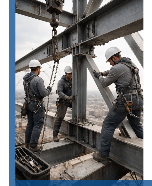 Профессиональный монтаж металлоконструкций на высоте в Ельце