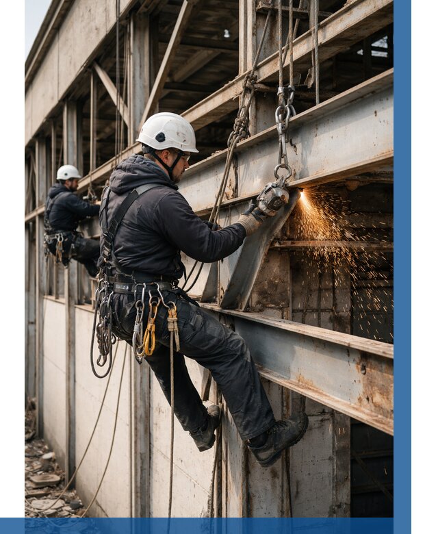 Демонтаж металлоконструкций на высоте в Ельце от 6674р. |ВЫСОТНИК-Елц