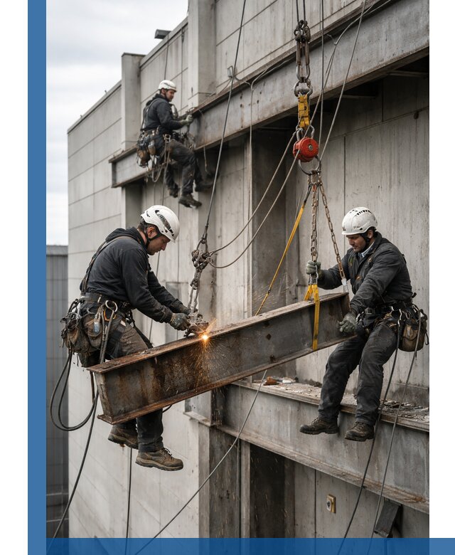 Демонтаж металлоконструкций на высоте в Ельце под ключ