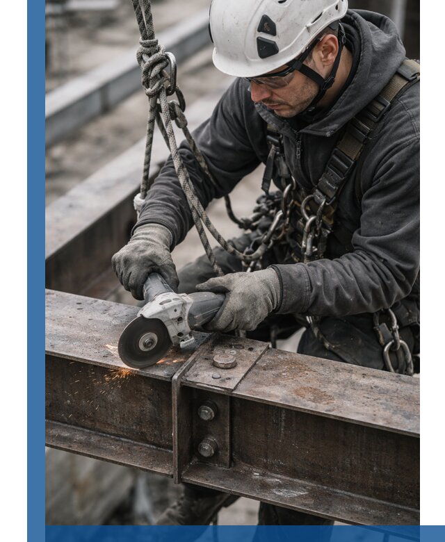 Резка металла на высоте в Ельце для зданий и конструкций