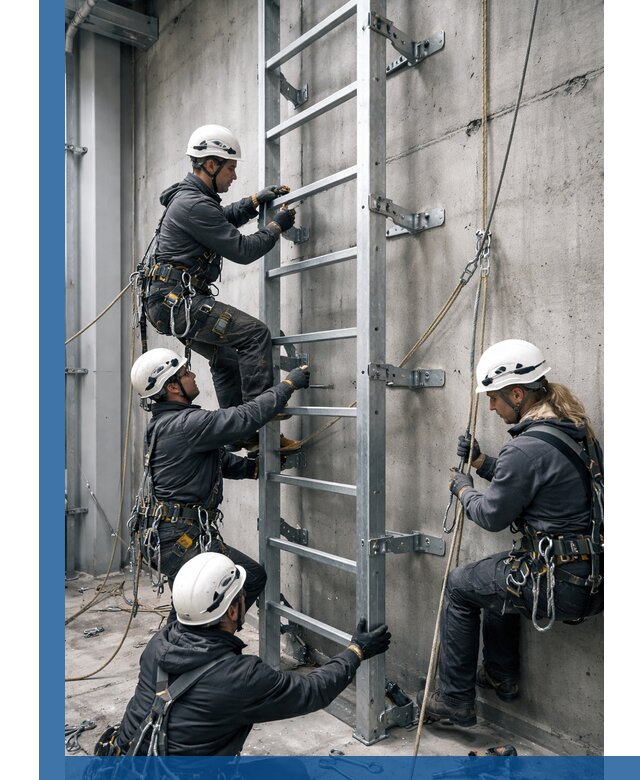 Монтаж металлических лестниц в Ельце под ключ со гарантией