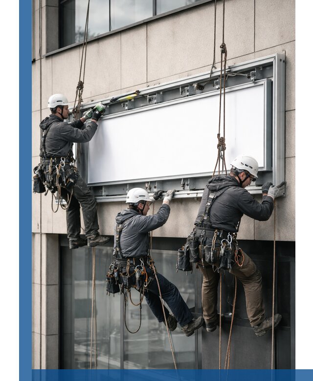 Профессиональный монтаж светового короба под ключ в Ельце