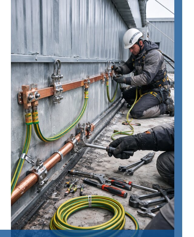 Монтаж заземления здания в Ельце от 25670 р. | ВЫСОТНИК-Елц