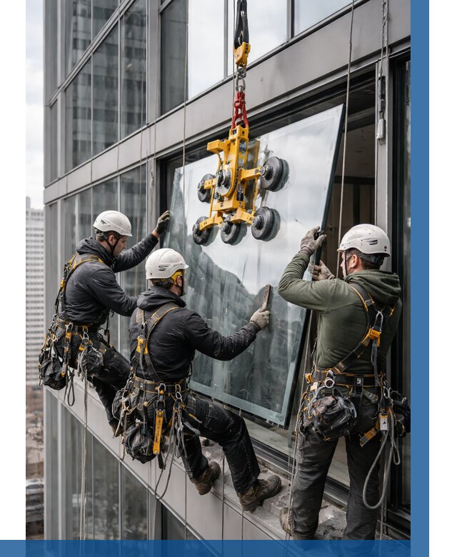 Фасадное остекление зданий под ключ в Ельце от 10268 р. | ВЫСОТНИК-Елц