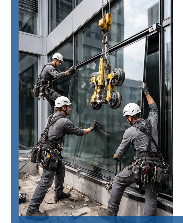 Структурное остекление фасадов в Ельце монтаж и обслуживание