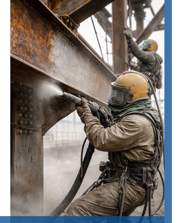 Пескоструйная очистка металлоконструкций в Ельце по 616 р. ВЫСОТНИК-Елц