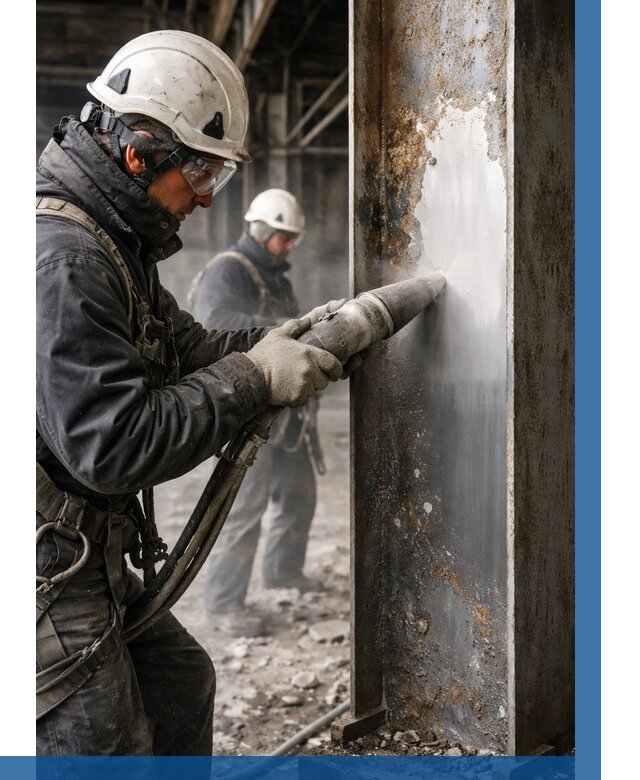 Удаление старой краски с металла в Ельце от 462 р. | ВЫСОТНИК-Елц