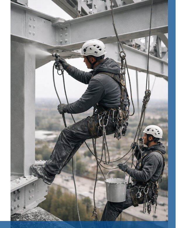 Покраска металлоконструкций на высоте в Ельце 359 р |ВЫСОТНИК-Елц