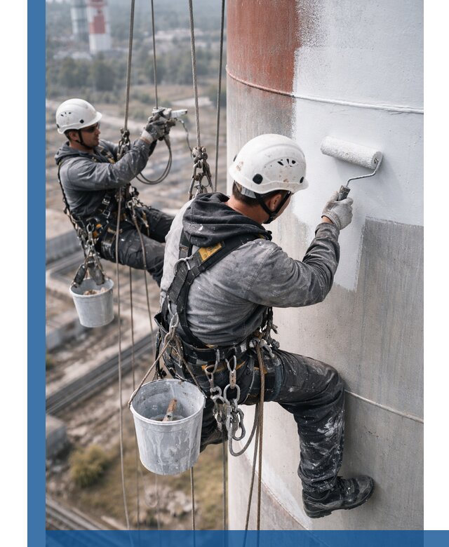 Покраска дымовых труб в Ельце: антикоррозийная защита и восстановление