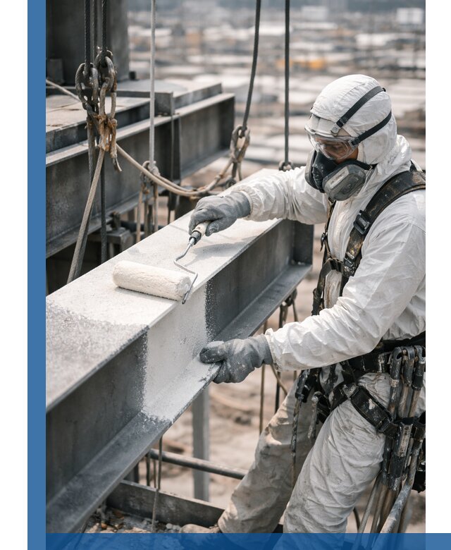 Профессиональная огнезащитная обработка металлоконструкций в Ельце