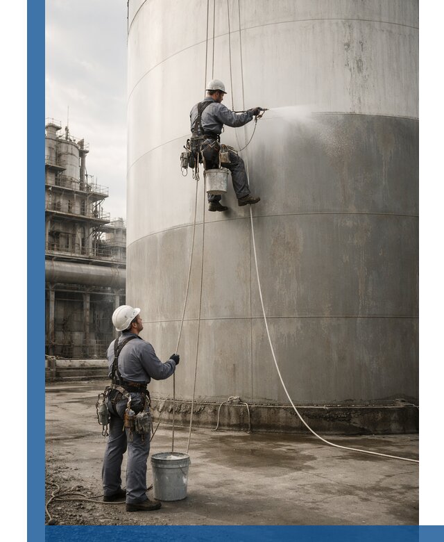 Покраска стальных резервуаров и емкостей в Ельце профессионально