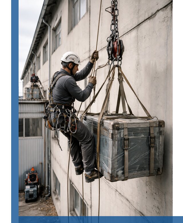 Подъем грузов на высоту в Ельце для промышленных объектов