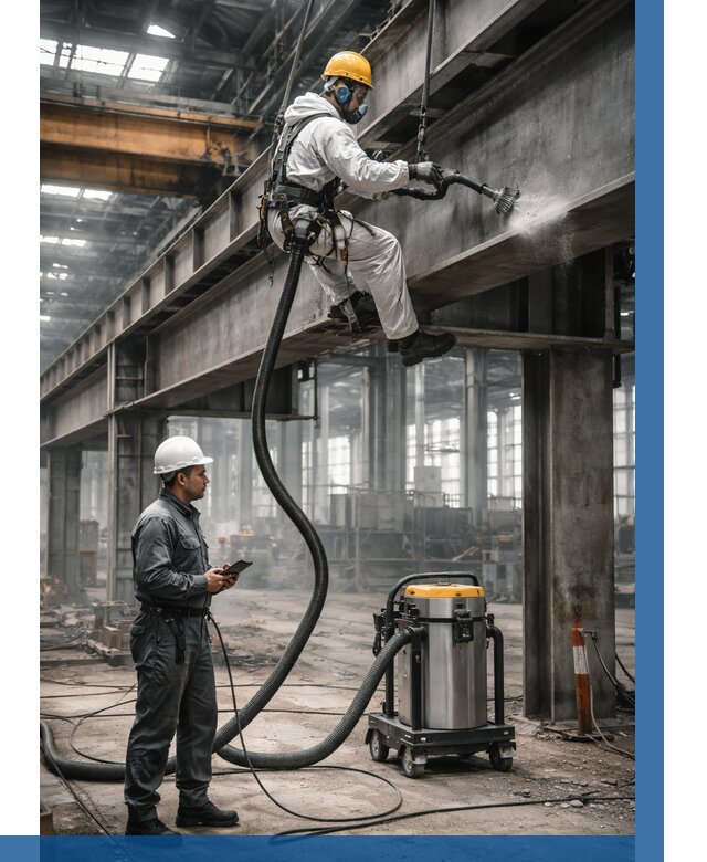 Обеспыливание конструкций в цехе в Ельце от 4313 р. | ВЫСОТНИК-Елц