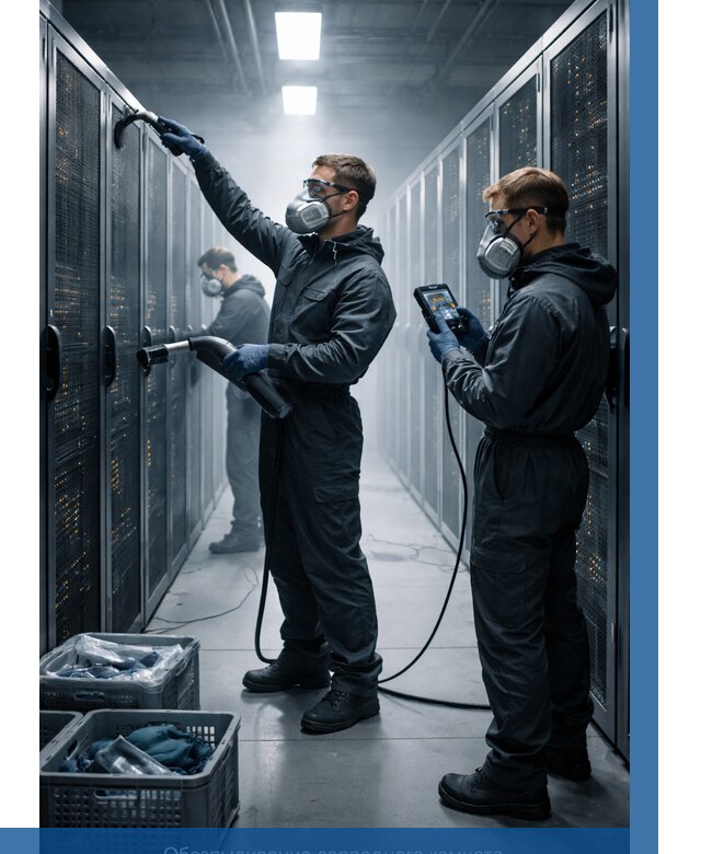 Обеспыливание серверной комнаты в Ельце от 4621 р. | ВЫСОТНИК-Елц