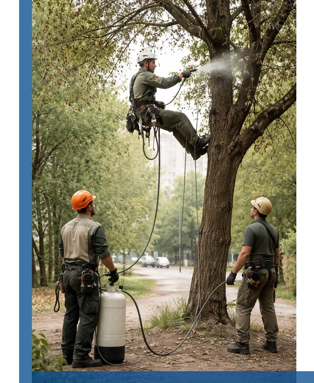 Обработка деревьев от вредителей в Ельце профессиональная защита