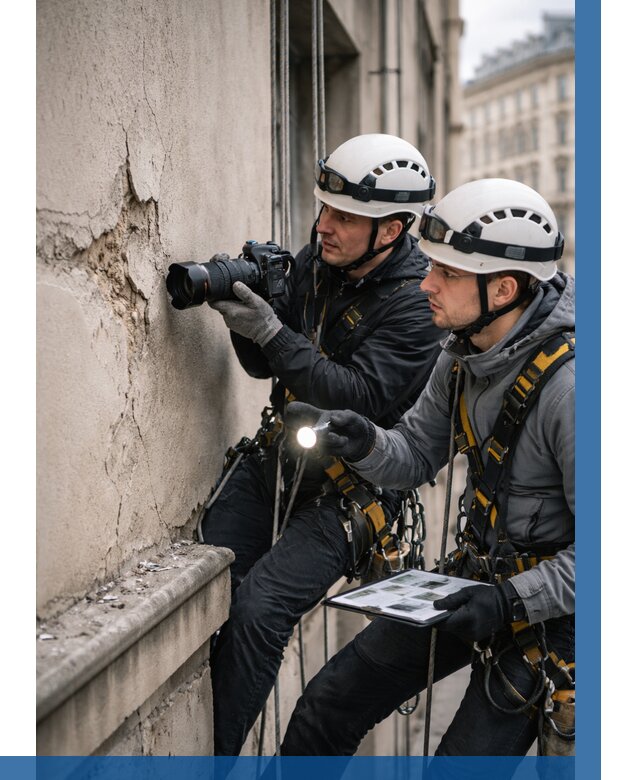 Фотофиксация дефектов фасада в Ельце от 4621 р. | ВЫСОТНИК-Елц