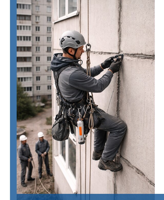 Обследование межпанельных швов и герметизация в Ельце