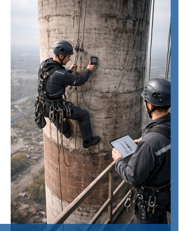 Обследование дымовой трубы в Ельце от 8214 р. | ВЫСОТНИК-Елц